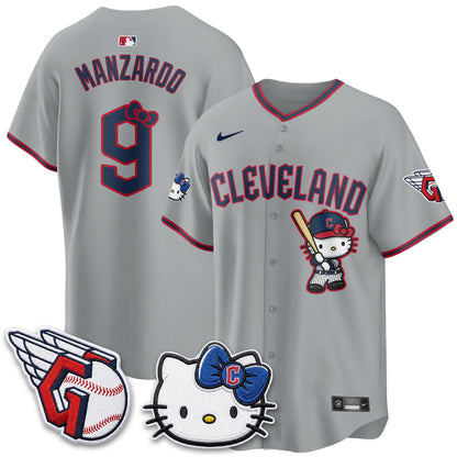 Cleveland Guardians x Meow KT Vapor Jersey - Stitched-NQD