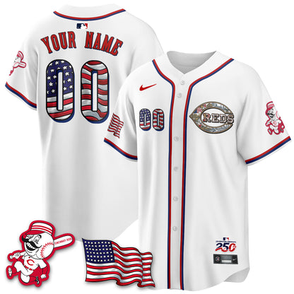 CIN 2026 Independence Day USA Vapor Limited Custom Jersey - Stitched-NQD