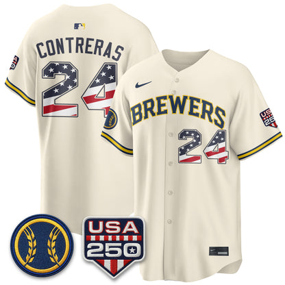 MIL Fourth of July Vapor Limited Jersey - Stitched