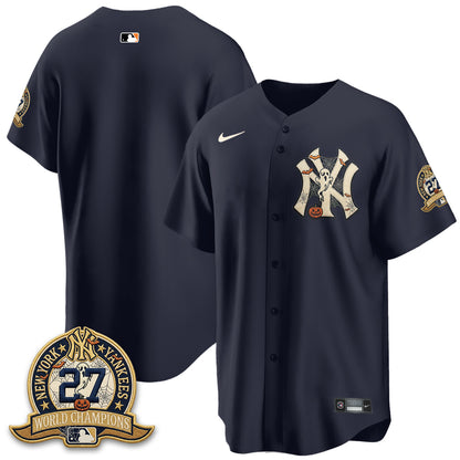 NYY Halloween 2026 Vapor Limited Jersey - Stitched
