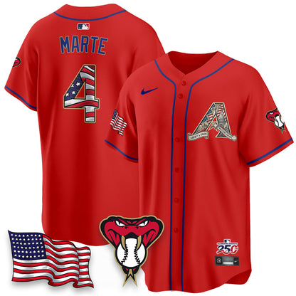 ARI 2026 Independence Day USA Vapor Limited Jersey - Stitched-NQD