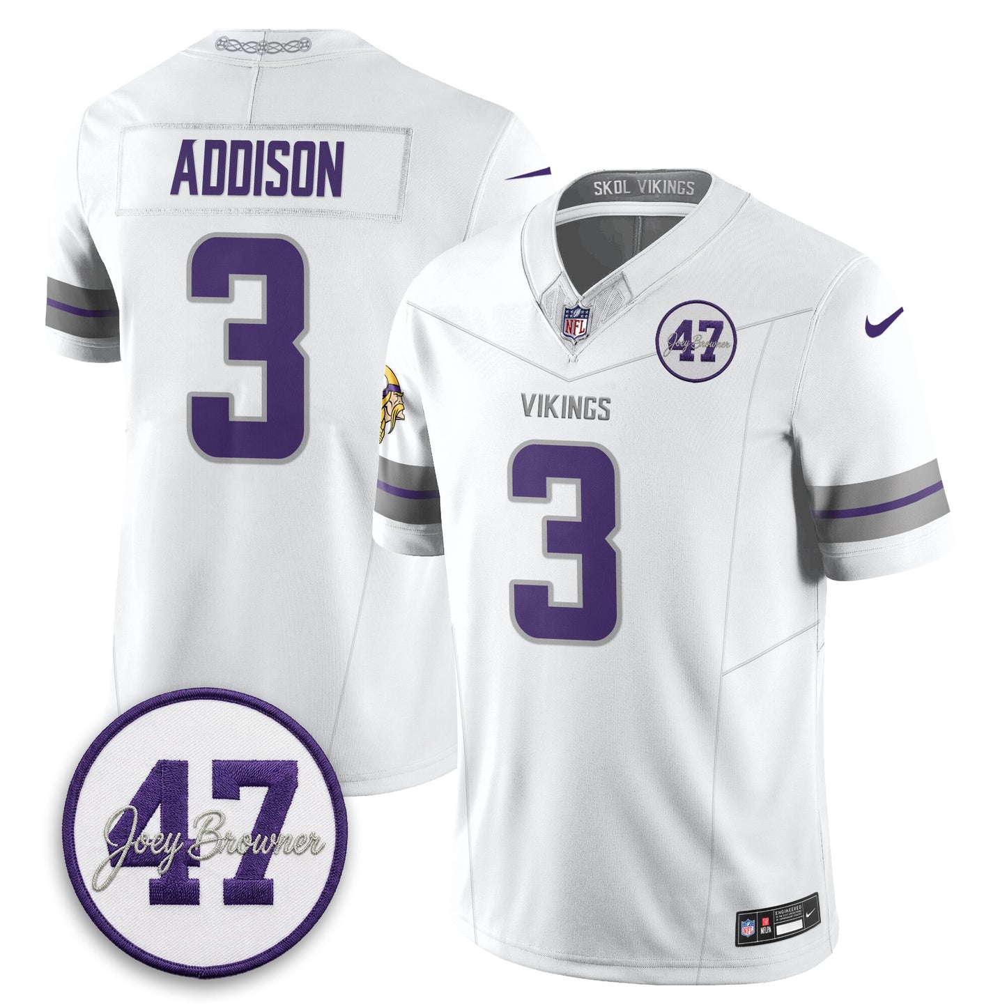 MIN Joey Browner Thank You For Memories - 1960 – 2026 Football Vapor Limited Jersey - All Stitched