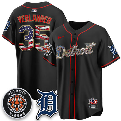 DET 2026 Independence Day USA Vapor Limited Jersey - Stitched-NQD