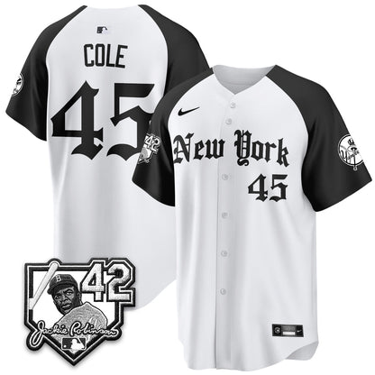 NYY 2026 Jackie Robinson Day Gothic Vapor Limited Jersey - Stitched-NQD