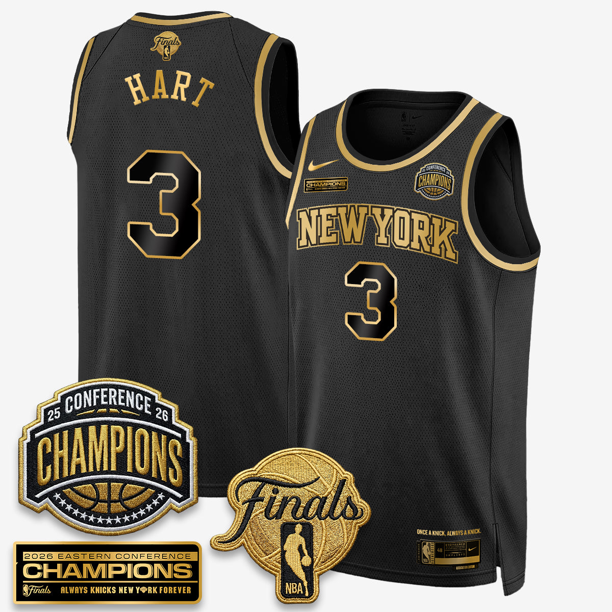 NYK 2026 NBA Eastern Conference Champions Vapor Special Edition Jersey - Stitched-NQD