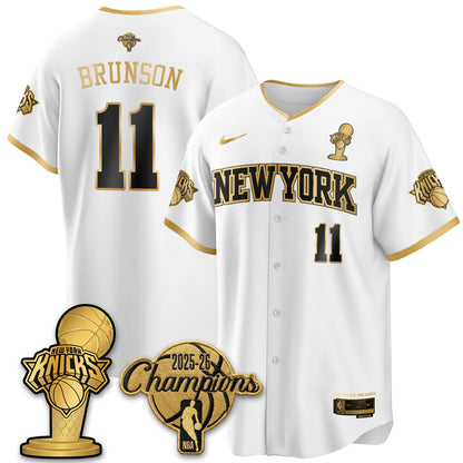 NYK 2026 NBA Champions Vapor Jersey - Stitched-NQD