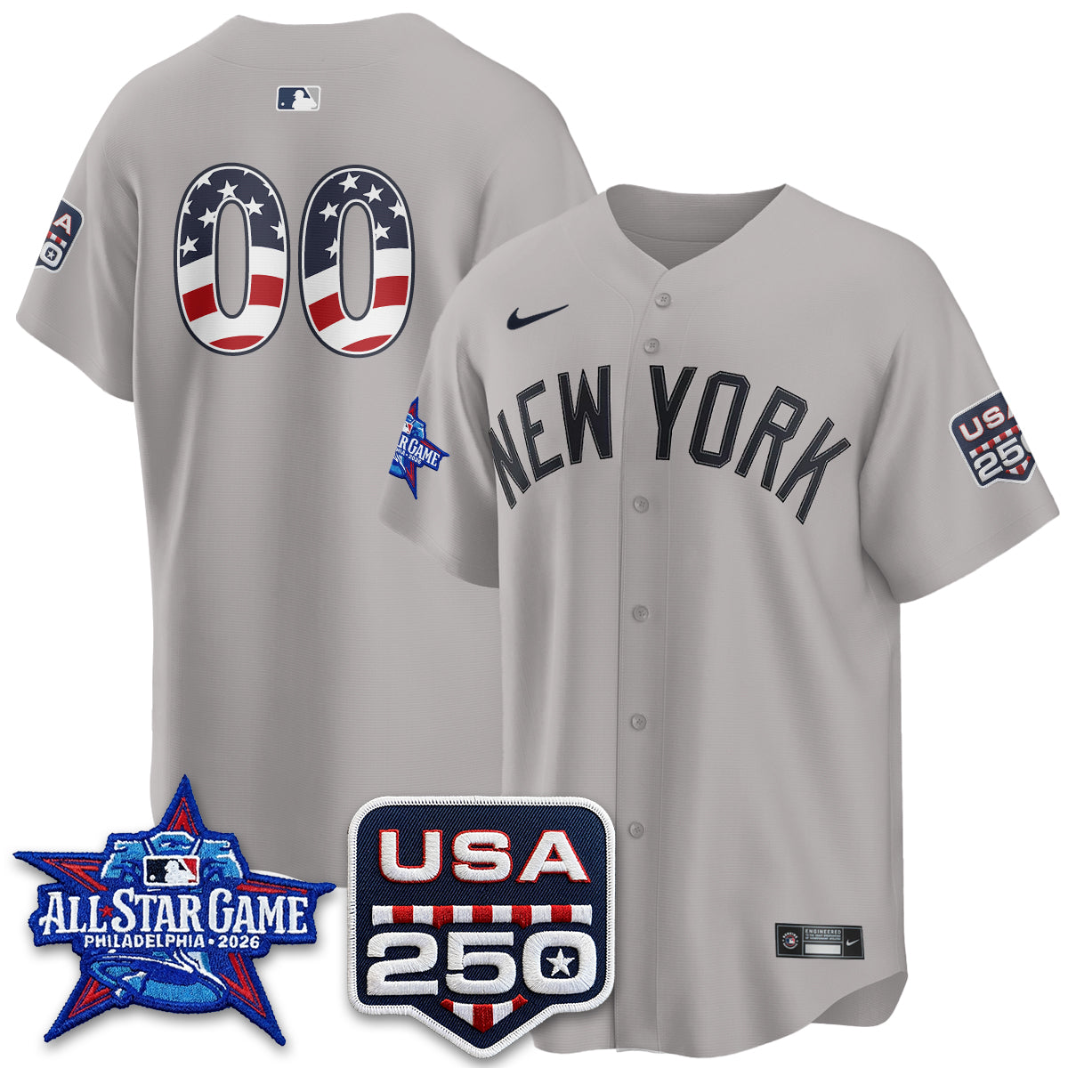 NYY  2026 All Star Edition Vapor Custom Jersey - Stitched