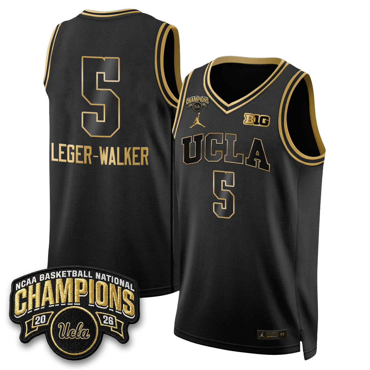 UCLA Women's Basketball Champion 2026 Limited Jersey -  Stitched-NQD