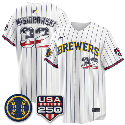 MIL Fourth of July Vapor Limited Jersey - Stitched