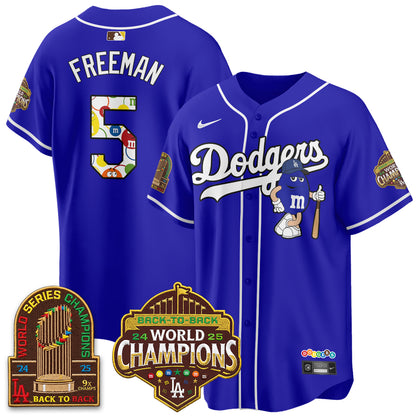 Los Angeles Dodgers x m&m Vapor Jersey - Stitched