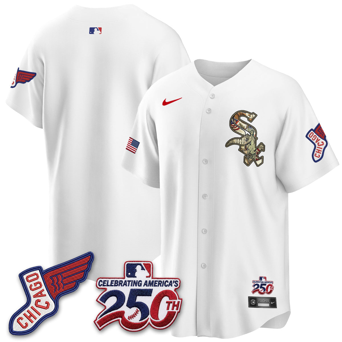 CWS 2026 Independence Day USA Vapor Jersey - Stitched-NQD