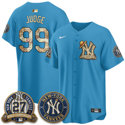NYY x OP Japanese Cartoon Limited Jersey -  Stitched-NQD