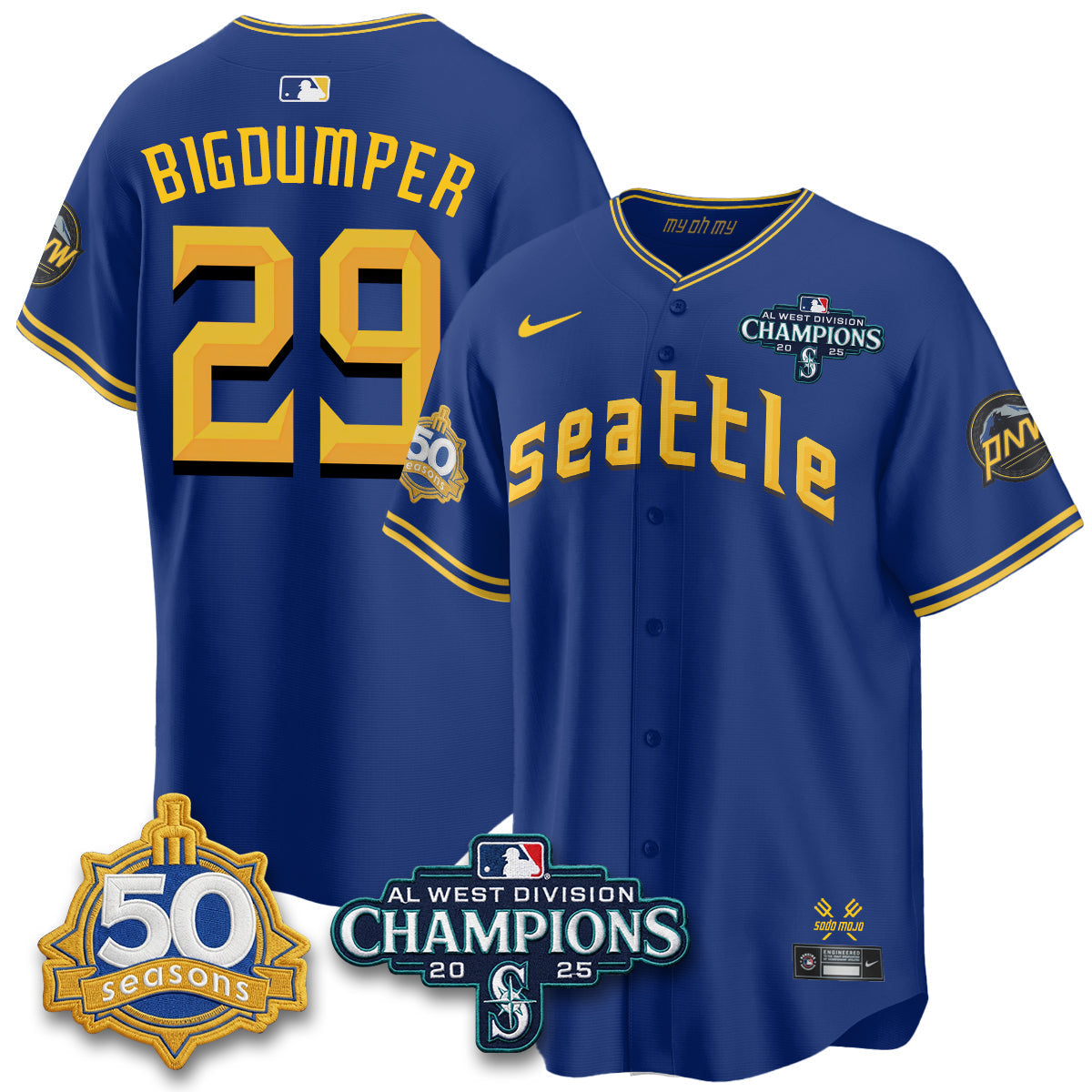 SEA 2026 Vapor Limited Jersey - 50th Anniversary - Stitched-NQD