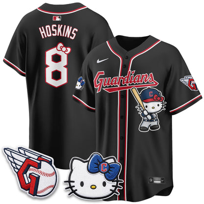 Cleveland Guardians x Meow KT Vapor Jersey - Stitched-NQD
