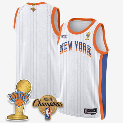 NYK 2026 Basketball Champions Vapor Jersey - Stitched-NQD