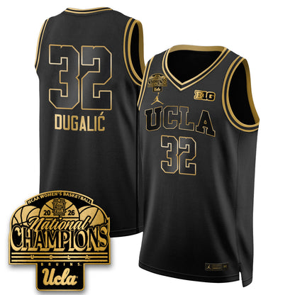 UCLA Women's Basketball National Champion 2026 Limited Jersey -  Stitched-NQD