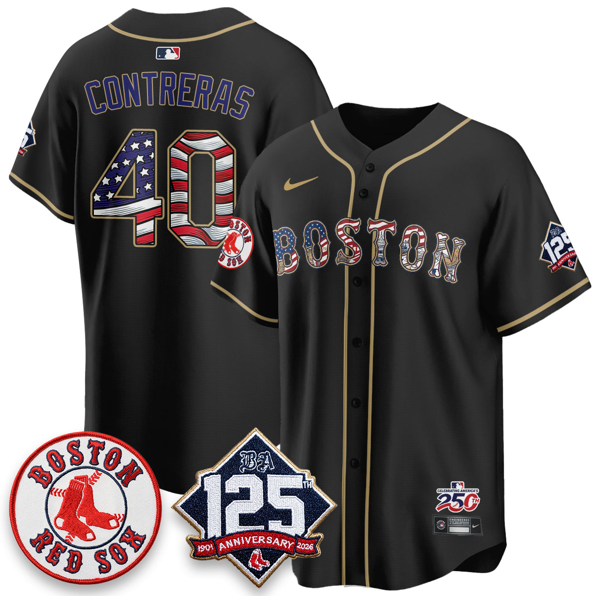 BOS 2026 Independence Day USA Vapor Limited Jersey - Stitched-NQD