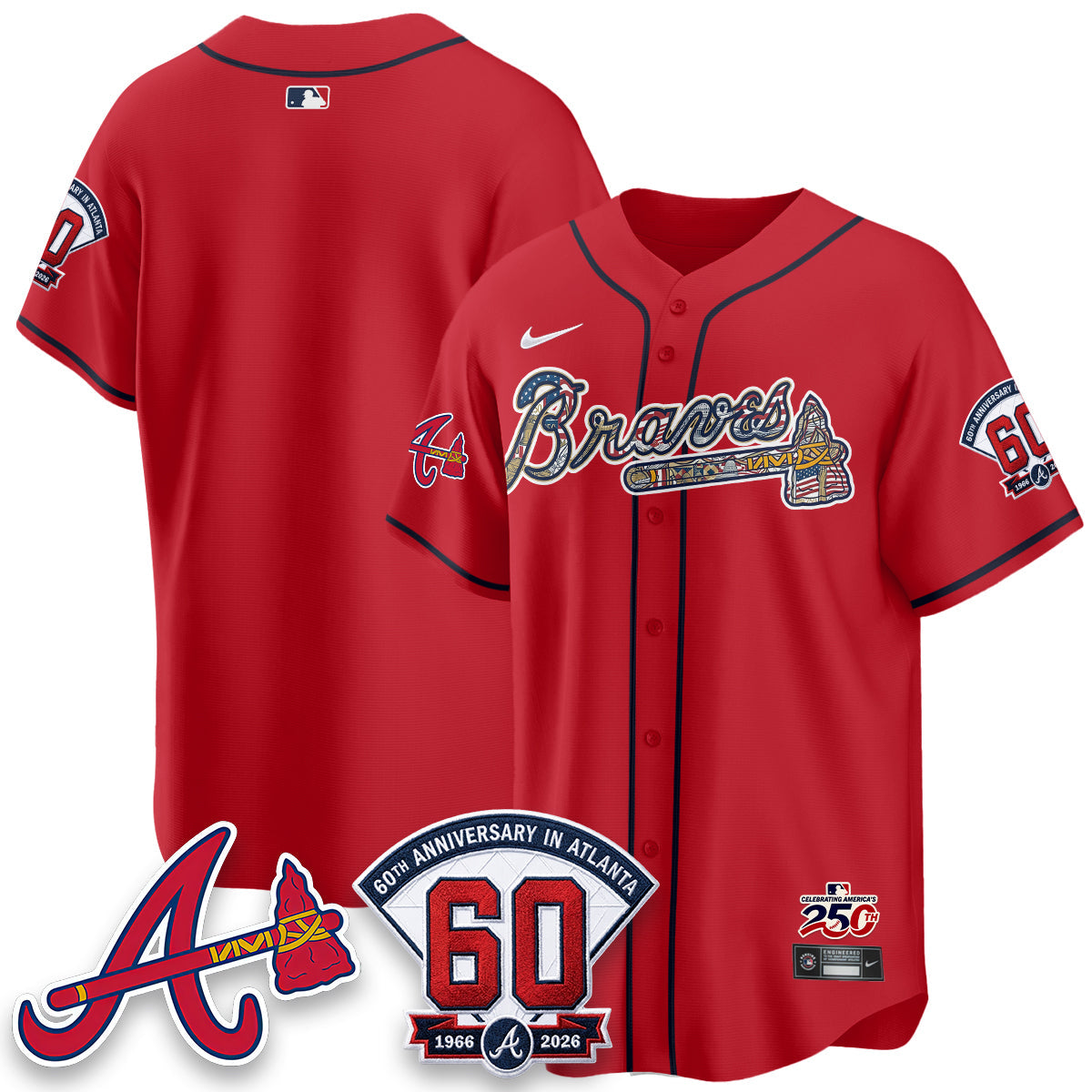 ATL 2026 Independence Day USA Vapor Limited Jersey - Stitched-NQD