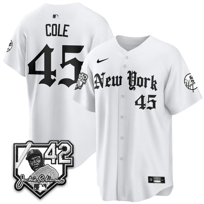 NYY 2026 Jackie Robinson Day Gothic Vapor Limited Jersey - Stitched-NQD