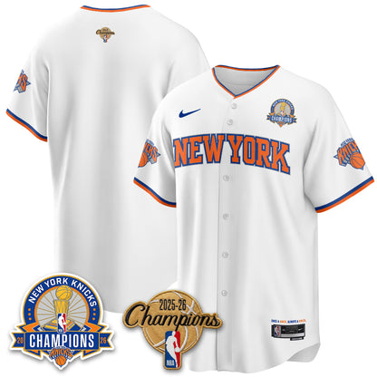 New York Knicks 2026 NBA Champions Special Edition Vapor Jersey V2- Stitched