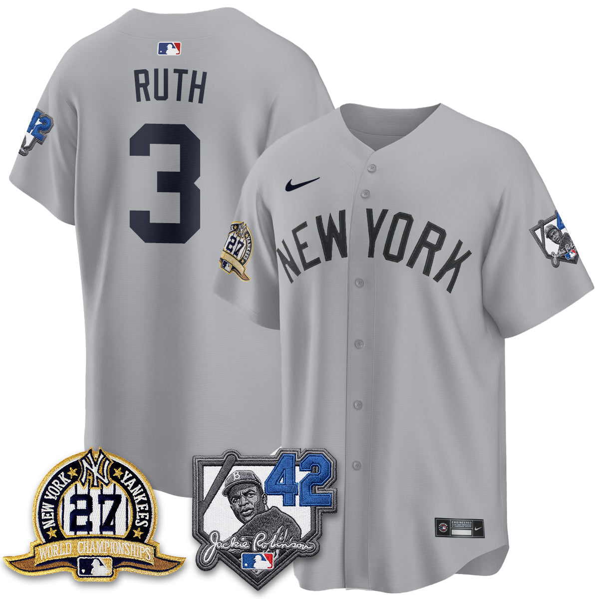 NYY 2026 Jackie Robinson Day Vapor Limited Jersey - Stitched-NQD