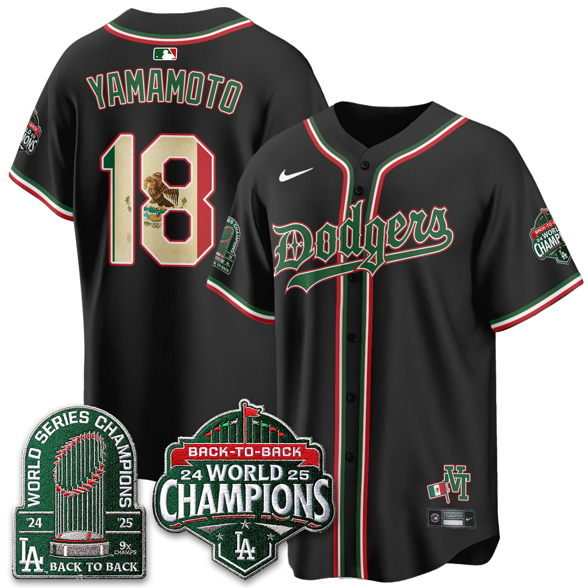 LAD x Mexico Style Vapor Jersey - Stitched-NQD