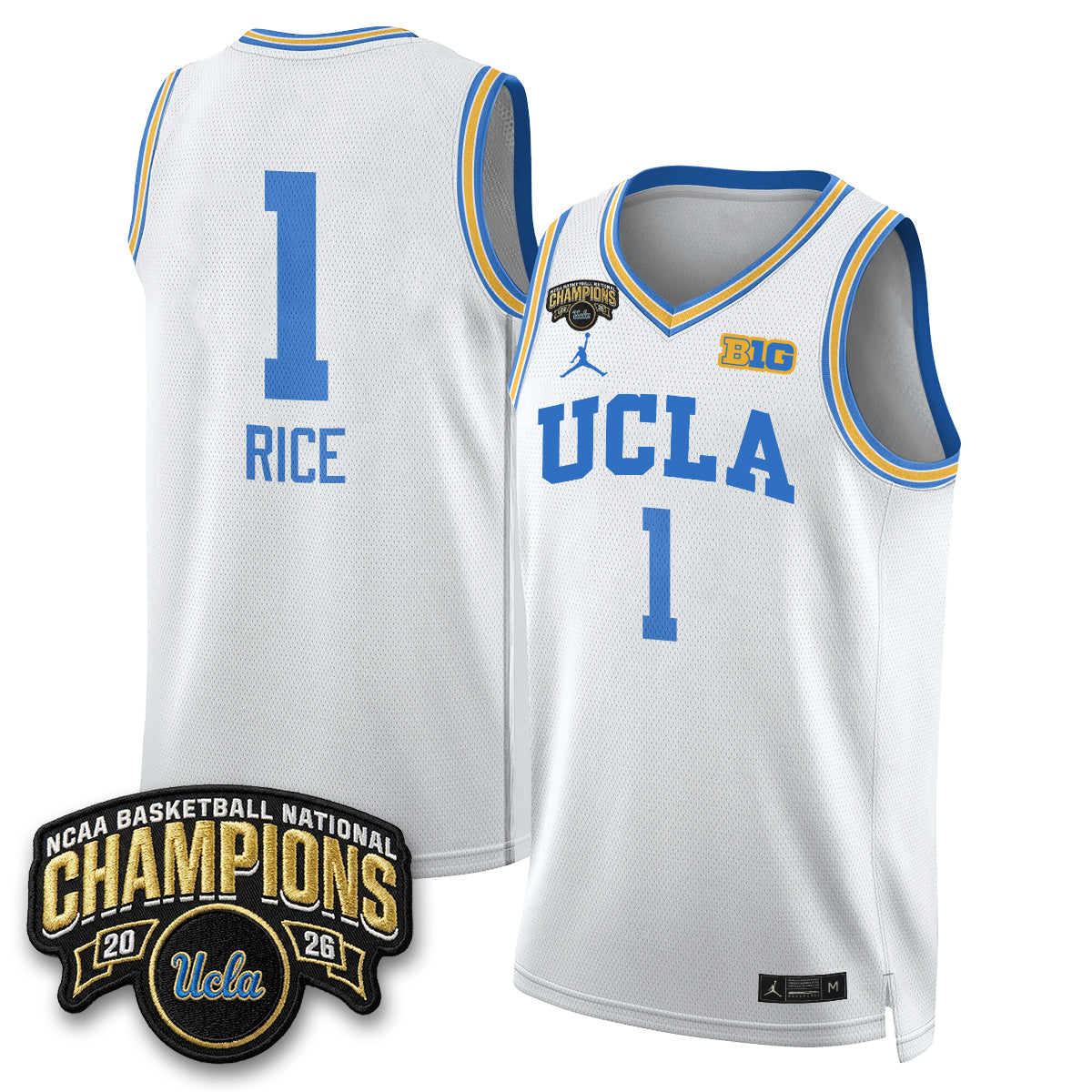 UCLA Women's Basketball Champion 2026 Limited Jersey -  Stitched-NQD