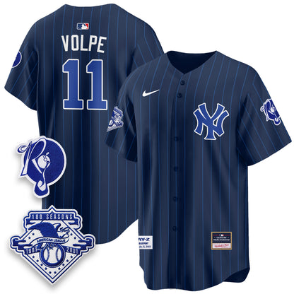 NYY x Jay Z Edition Vapor Jersey - Stitched-NQD