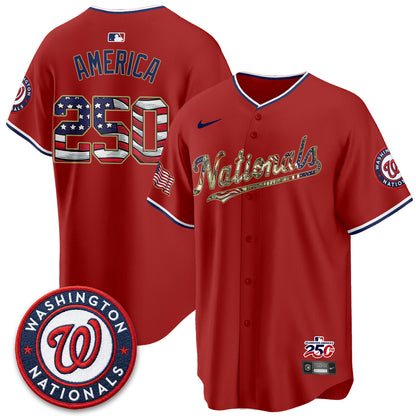 WSH 2026 Independence Day USA Vapor Jersey - Stitched-NQD