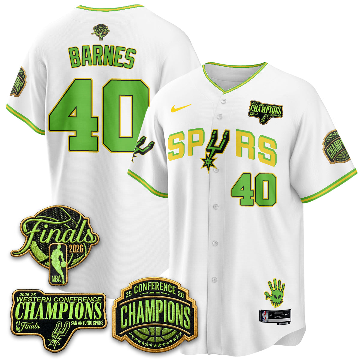 SAS 2026 Basketball Alien Style Vapor Jersey - Stitched