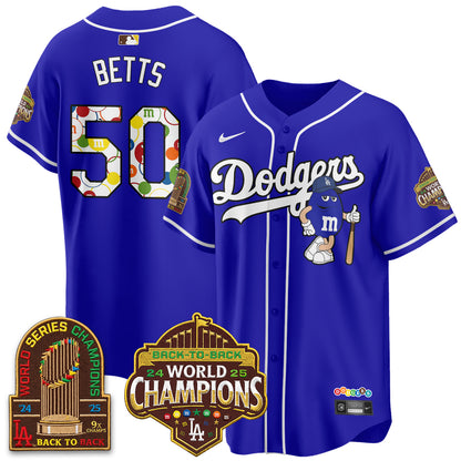 Los Angeles Dodgers x m&m Vapor Jersey - Stitched