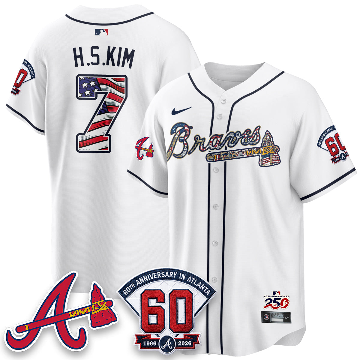 ATL 2026 Independence Day USA Vapor Limited Jersey - Stitched-NQD