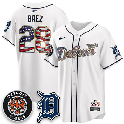 DET 2026 Independence Day USA Vapor Limited Jersey - Stitched-NQD