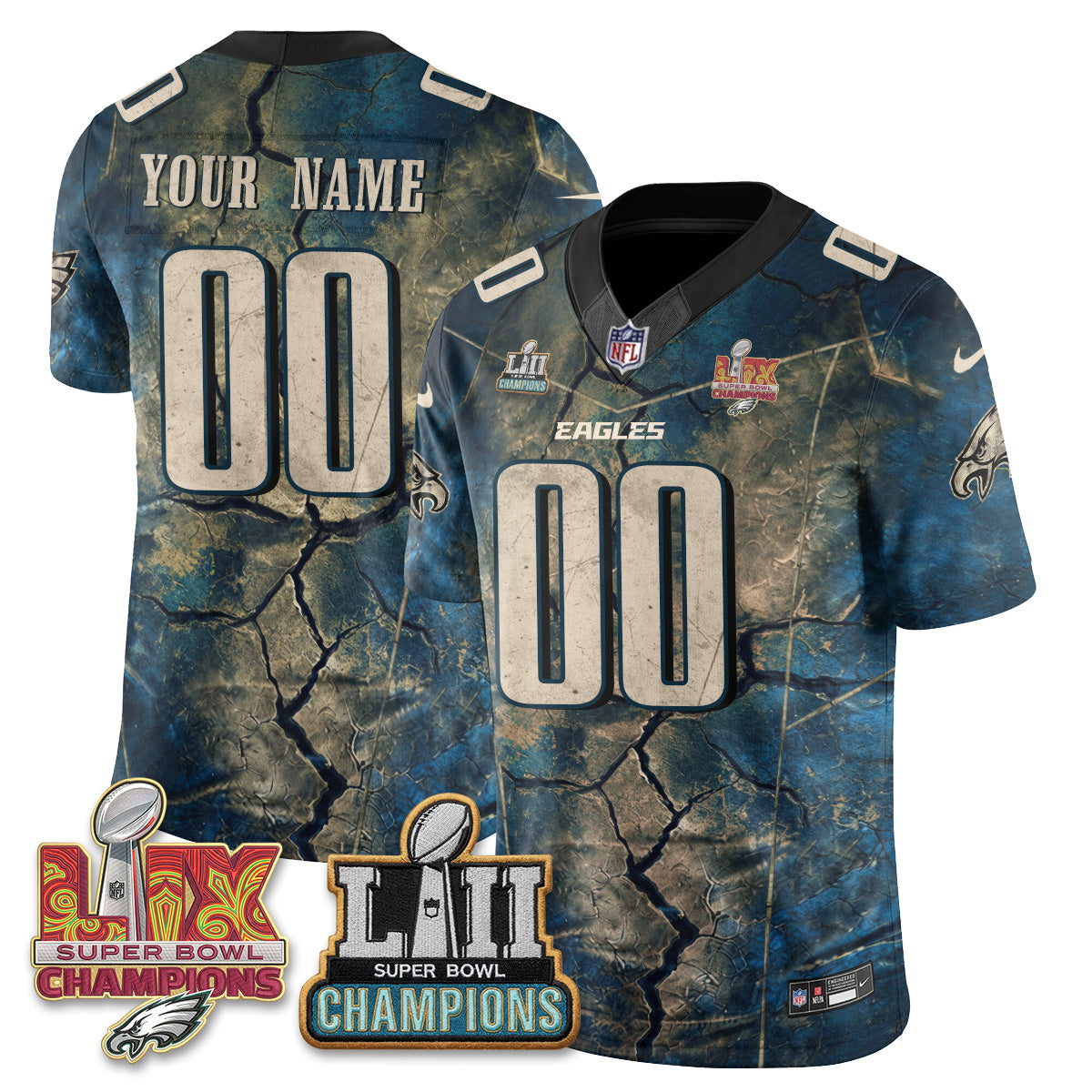 PHI Fangear Edition Vapor Custom Jersey - Stitched