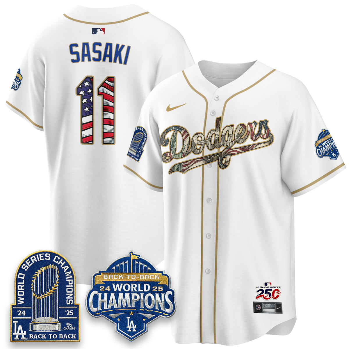 LAD 2026 Independence Day USA Vapor Limited Jersey - Stitched-NQD