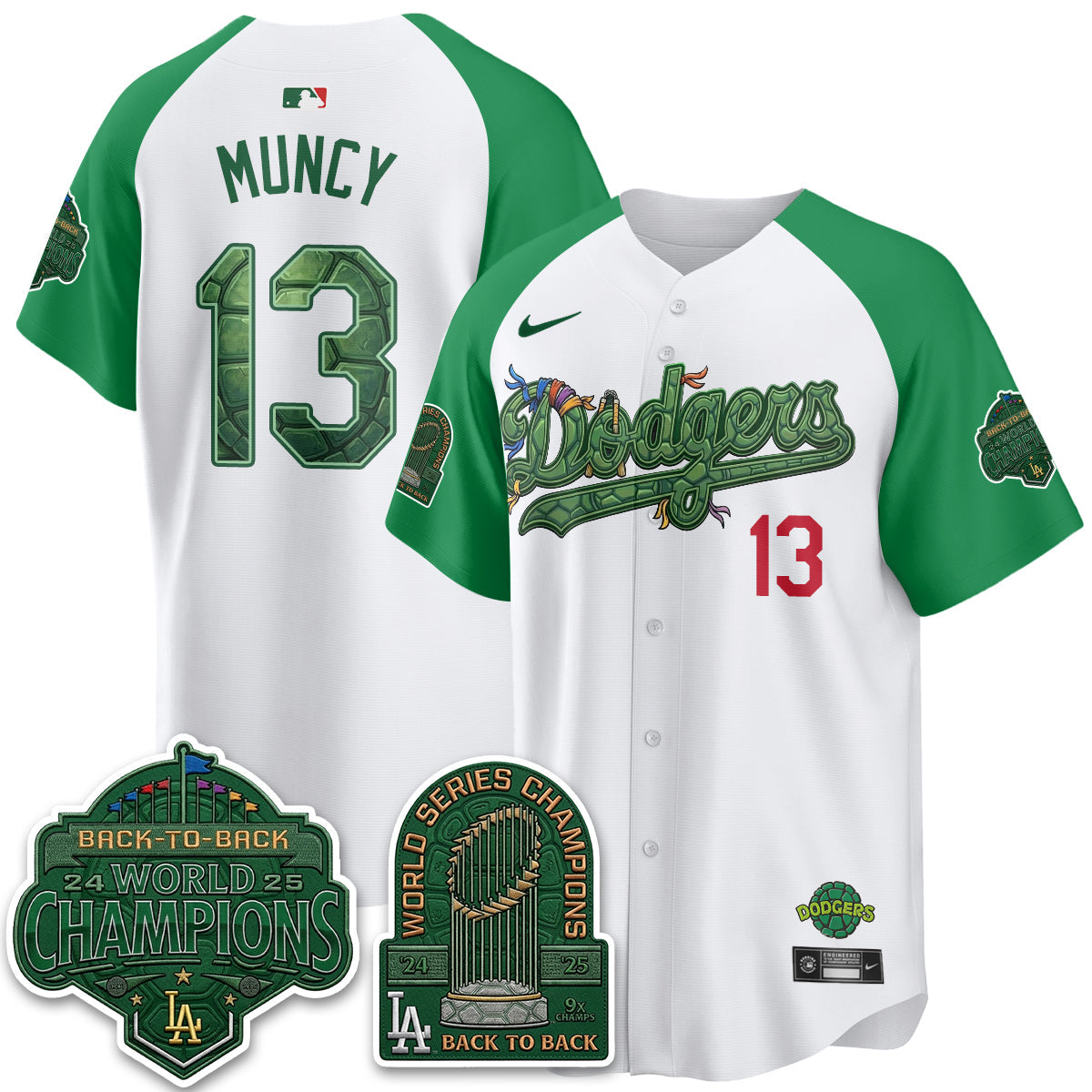 LAD x TMNT 2026 Vapor Jersey - Stitched-NQD