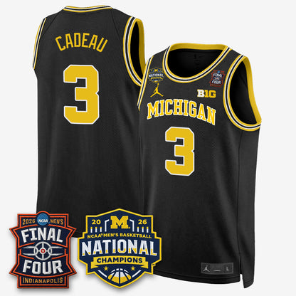 MICH 2026 NCAA Basketball Champions Limited Jersey - Stitched-NQD