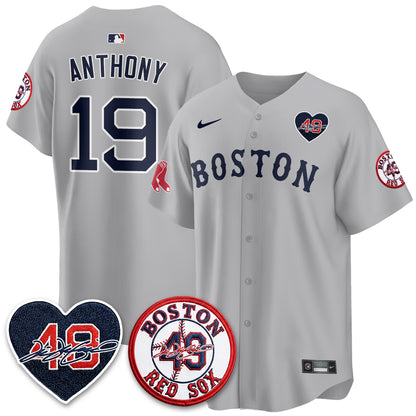 BOS Tim Wakefield Memorial Patch Vaper Premier Limited Jersey - All Stitched
