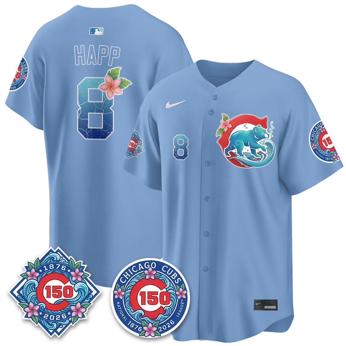 Chicago Cubs 2026 Aloha Spirit Vapor Limited Jersey - Stitched