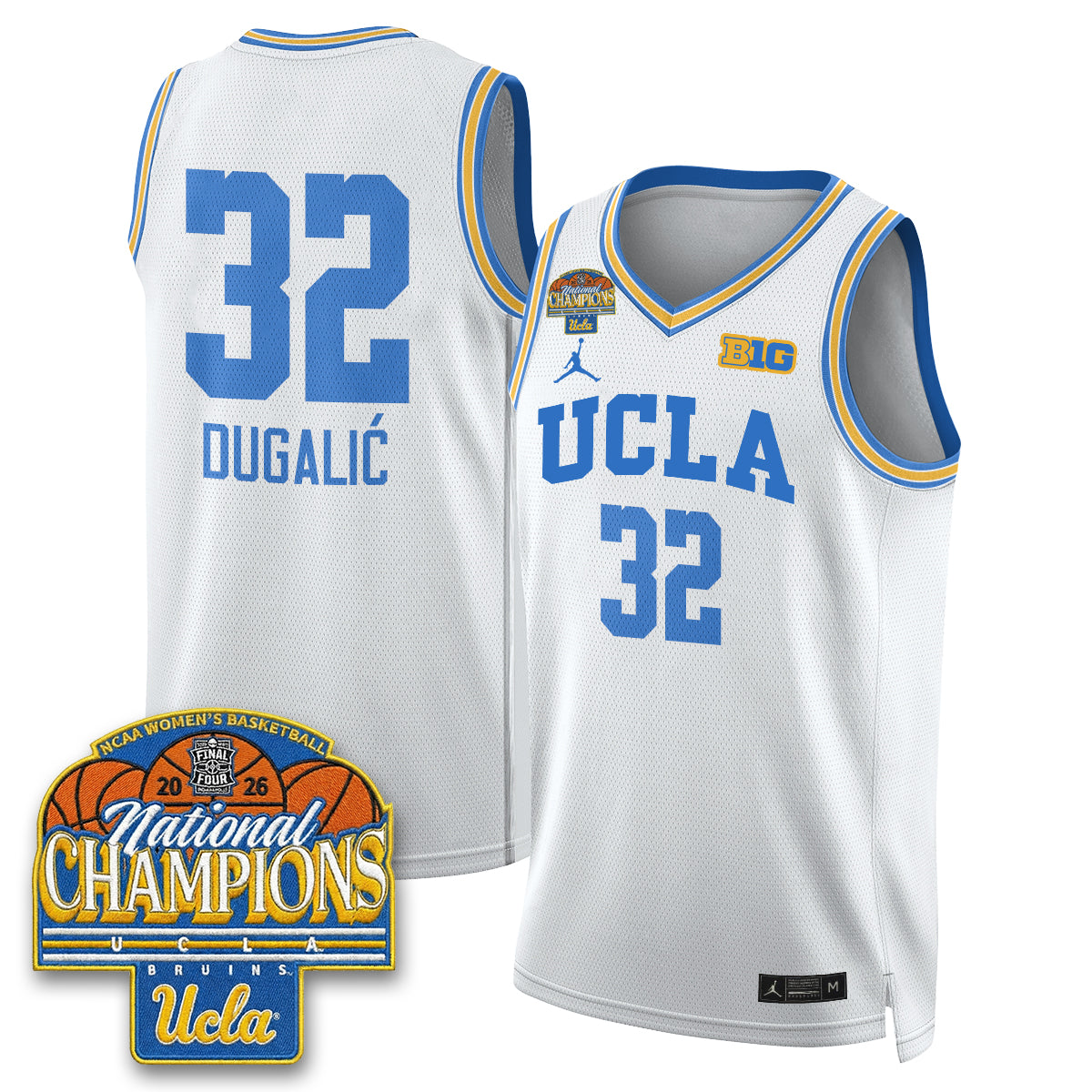UCLA Women's Basketball National Champion 2026 Limited Jersey -  Stitched-NQD