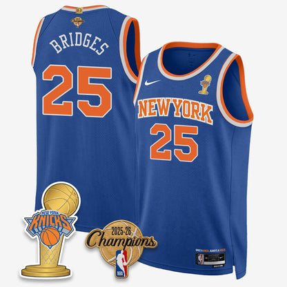 NYK 2026 Basketball Champions Vapor Jersey - Stitched-NQD