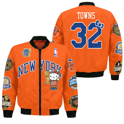 NYK 2026 NBA Finals Champions Limited Edition Bomber Jacket V3- Printed