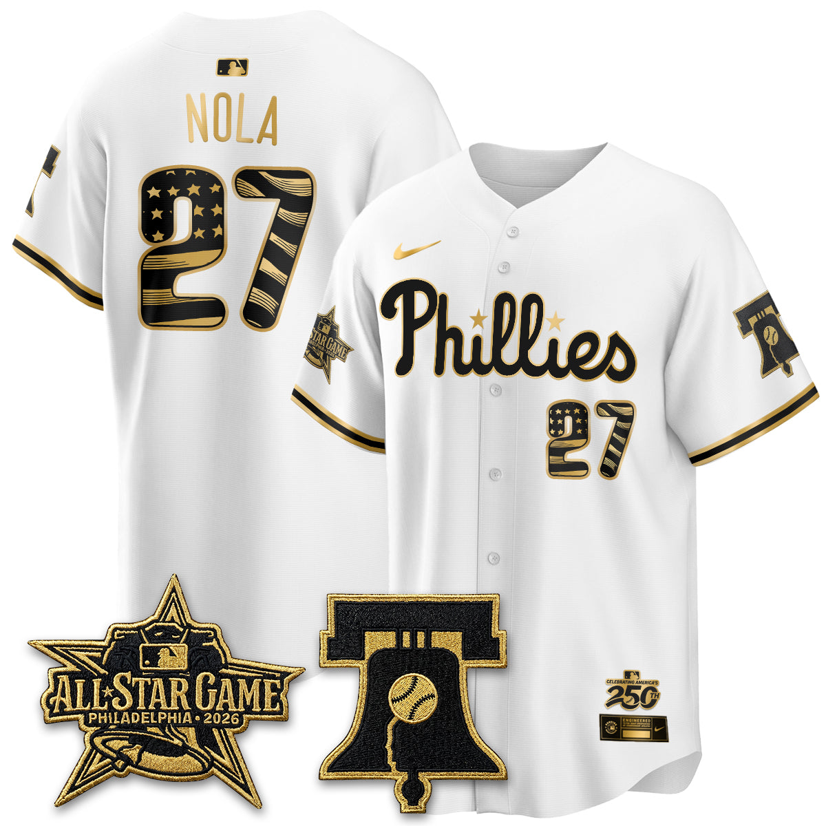 PHI Fourth of July USA Vapor Limited Jersey - Stitched-NQD
