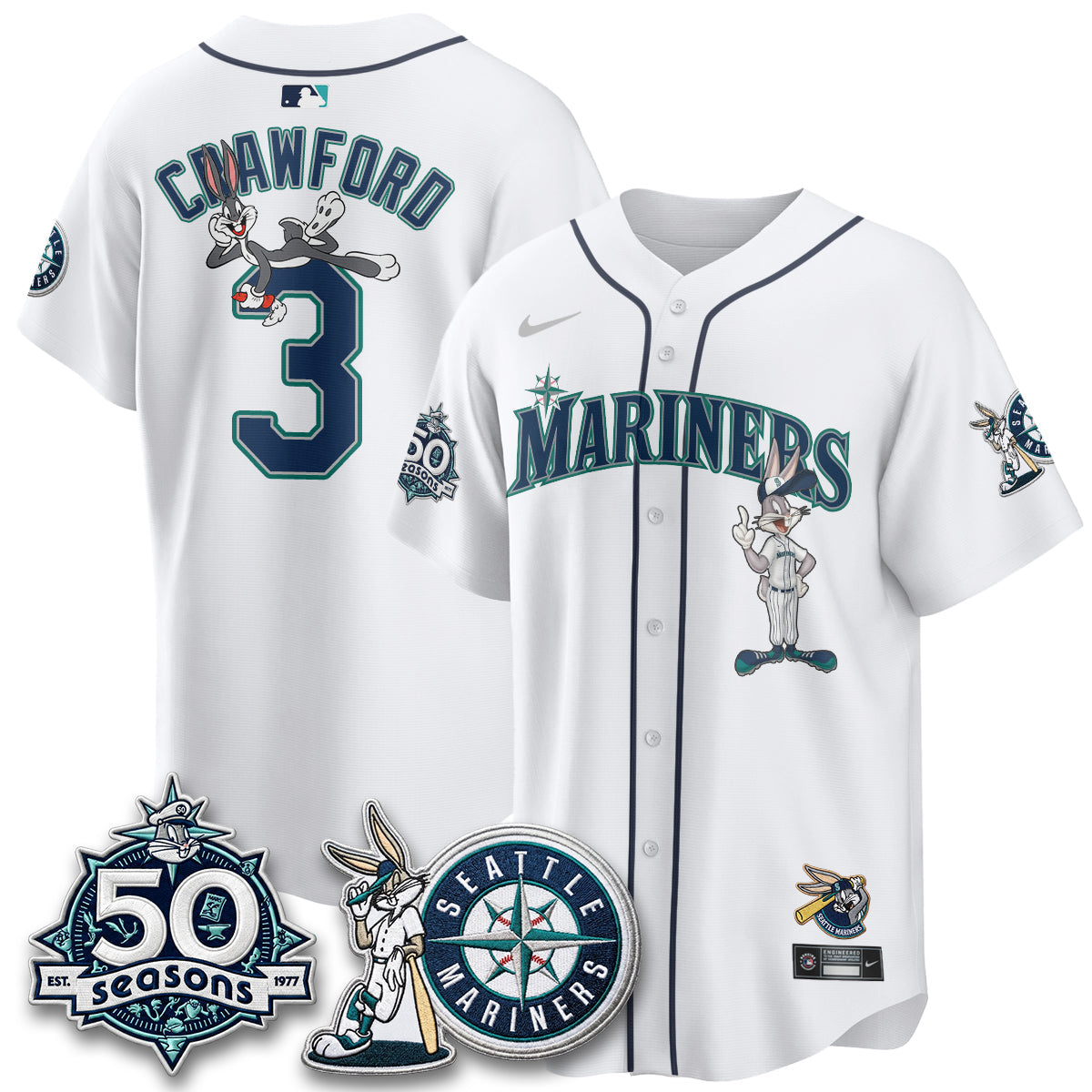 SEA x Bunny Vapor Premier Limited Jersey - Stitched-NQD