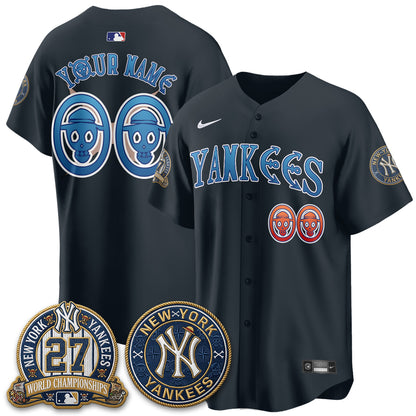 NYY x Japanese Cartoon Limited Custom Jersey -  Stitched