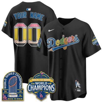 LAD x Back to School Style Vapor Custom Jersey - Stitched-NQD