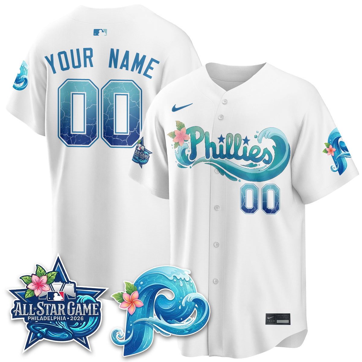 PHI Aloha Spirit Vapor Limited Custom Jersey - Stitched