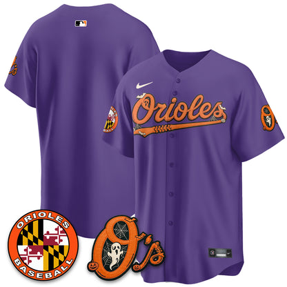 Baltimore Orioles Halloween 2026 Vapor Limited Jersey - Stitched