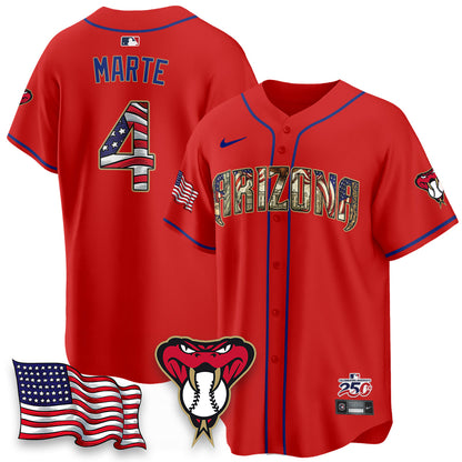 ARI 2026 Independence Day USA Vapor Limited Jersey - Stitched-NQD