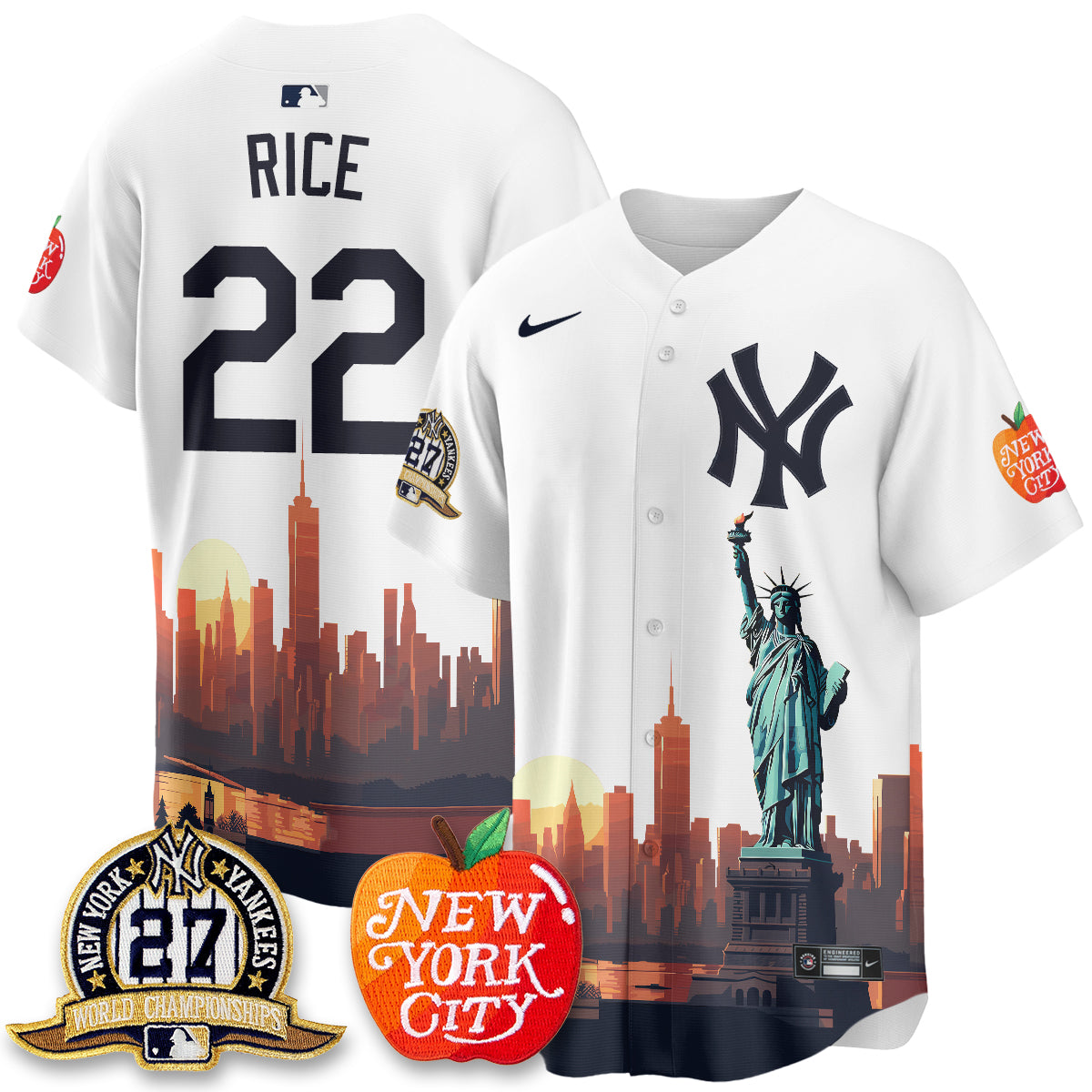 New York Yankees City Edition Vapor Jersey - Stitched